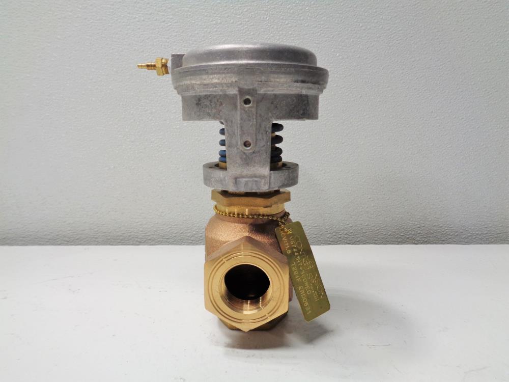 Johnson Controls 1" Bronze Control Valve VG7441NT-3008E0 w/ Actuator V-3000-8011